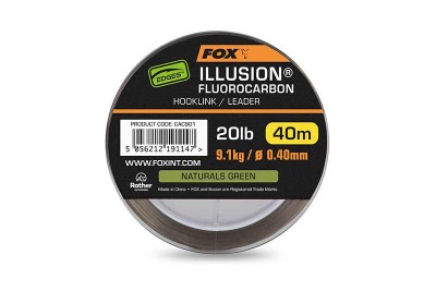 Fox Edges Illusion Fluorocarbon Hooklink/Leader