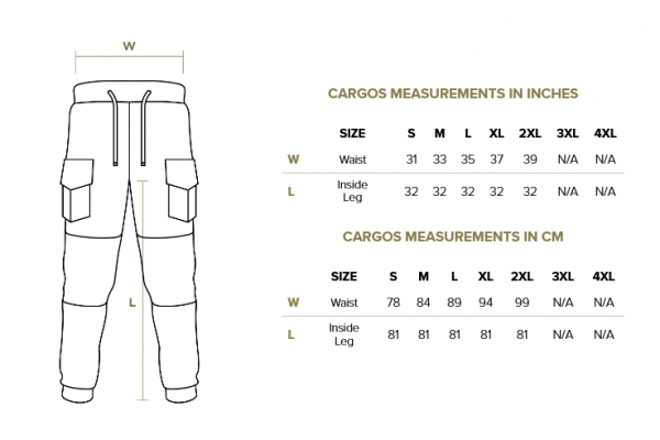 Kumu Utility Cargos Khaki
