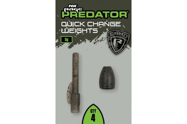 Fox Rage Predator Camo Quick Change Weights