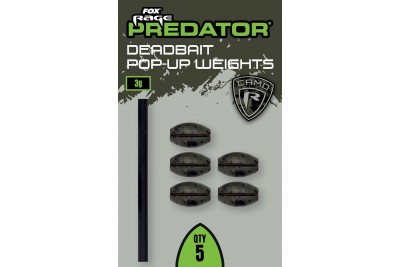 Fox Rage Predator Camo Deadbait Pop Up Weights Fox Rage Predator Camo Deadbait Pop Up Weights