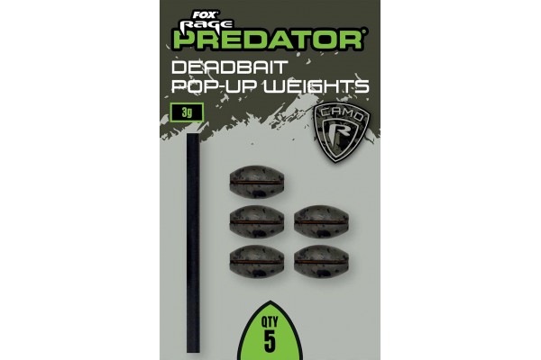 Fox Rage Predator Camo Deadbait Pop Up Weights