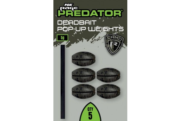 Fox Rage Predator Camo Deadbait Pop Up Weights
