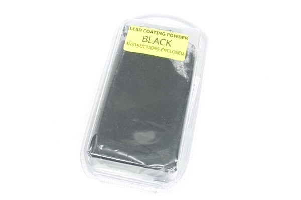 Lead coating powder black