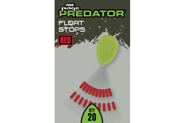 Fox Rage Predator Float Stops Red