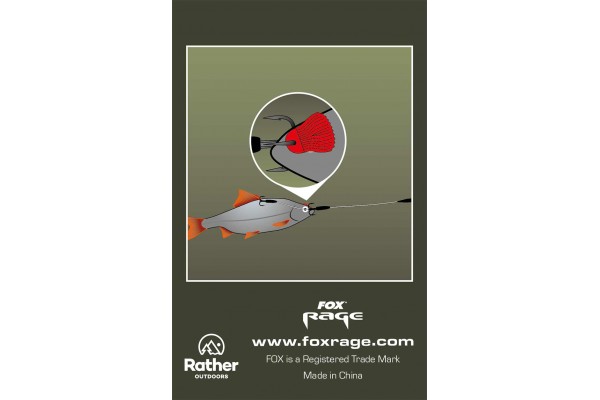 Fox Rage Predator Bait Fins Red