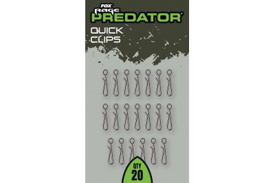 Fox Rage Predator Gemini Clips Large Fox Rage Predator Gemini Clips Large