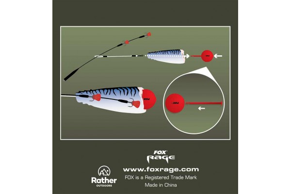 Fox Rage Predator Bait Poppers Red