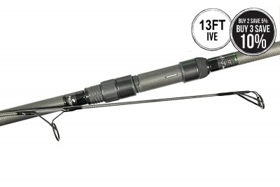 Free Spirit Hi S Black Carp Rod 13ft Ive Ti Forged 50mm Hutch Spec