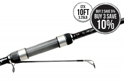 Free Spirit CTX Compact Carp Rods 30mm - Abbreviated Handle 10ft 3.25lb