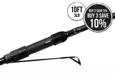 Free Spirit Hi S Black Carp Rods 10ft 3lb (40mm)