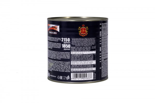 Korda Tinned Sweetcorn 2.15kg