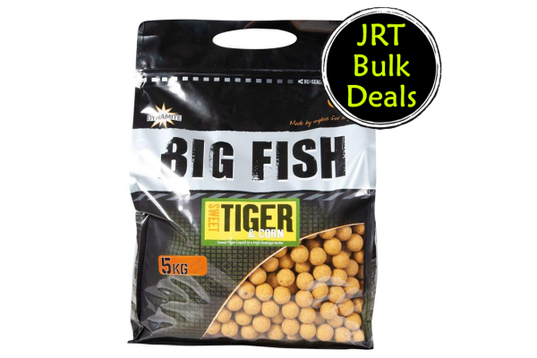 Dynamite Baits Big Fish Sweet Tiger & Corn Boilies 5kg 15mm