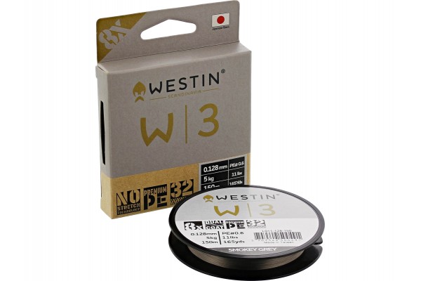 Westin W3 8 Braid Smokey Grey 150m