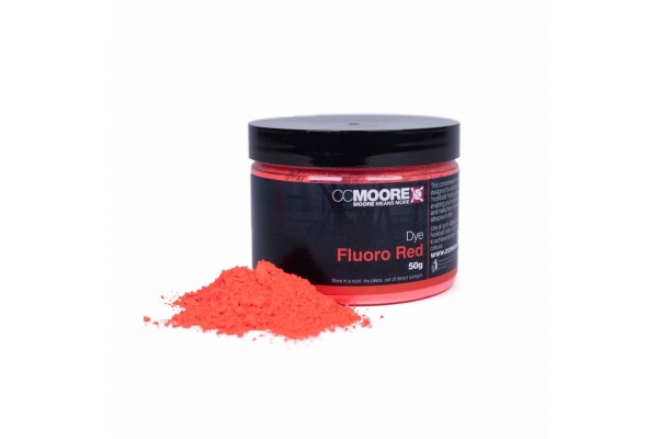 CC Moore Fluoro Red Bait Dye 50g