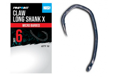 Nash Claw Long Shank X Hooks
