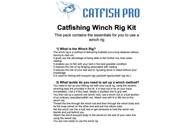 Catfish Pro Winch Rig Kit Catfish Pro Winch Rig Kit