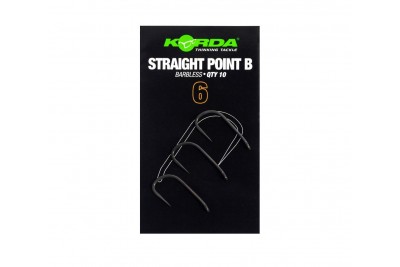 Korda Straight Point Hooks Barbless