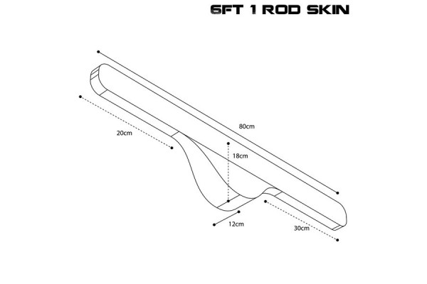 Nash Scope Ops Soft Protect 1 Rod Skin
