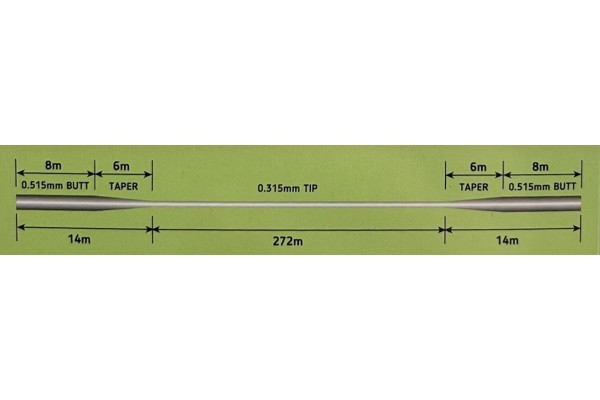 Katran Elevate Crypton Double Tapered Mono 0.31mm