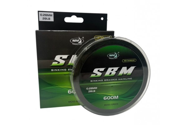 Katran Sinking Braided Mainline Moss Green 25lb 600m