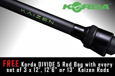 Korda Kaizen Green Carp Rods 12ft