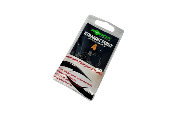 Korda Hand Sharpened Straight Point Hooks