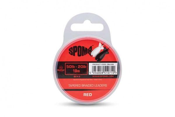 Spomb Tapered Braided Shockleaders 50lb
