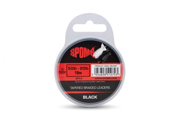 Spomb Tapered Braided Shockleaders 50lb