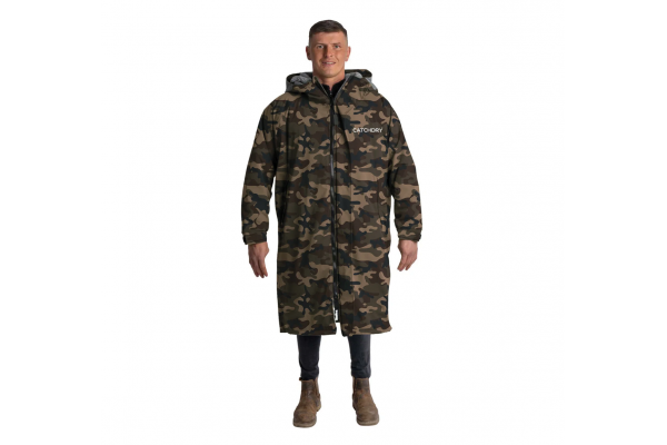 Catchdry 100% Waterproof Fishing Coat Stealth Camo