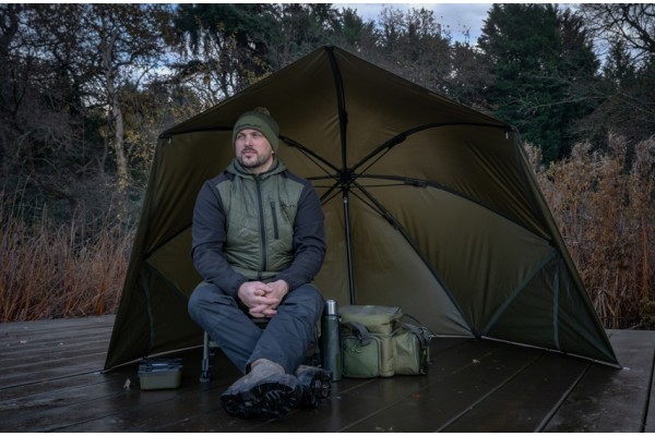 Korum Progress Graphite Brolly Shelter
