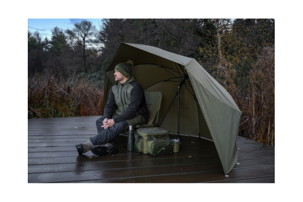 Korum Progress Graphite Brolly Shelter