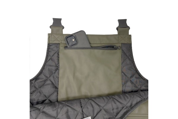Vass 220 Winter Lined Bib and Brace Khaki