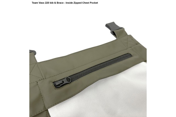 Vass 220 Bib and Brace Khaki