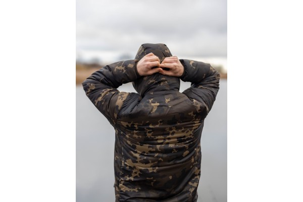 Korda Insulated Hooded Jacket - Dark Kamo