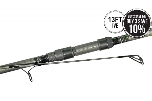 Free Spirit Hi S Black Carp Rod 13ft Ive Ti Forged 50mm Hutch Spec