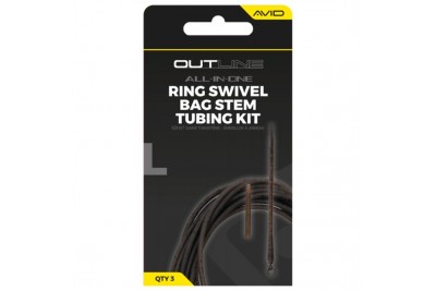 Avid Carp Outline Bag Stem Tungsten Tubing Kit - Ring Swivel