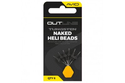 Avid Carp Outline Tungsten Naked Heli Beads
