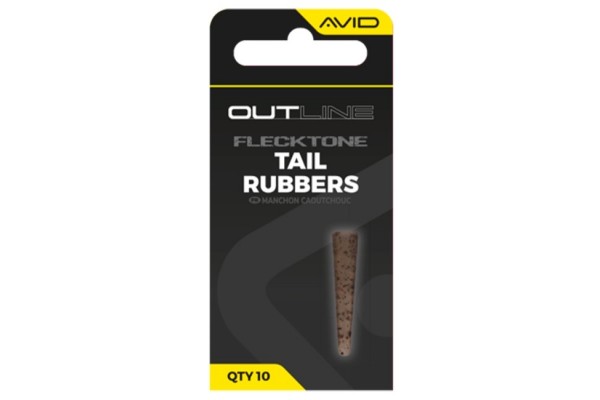 Avid Carp Outline Flecktone Tail Rubbers