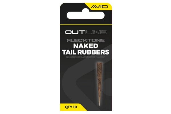 Avid Carp Outline Flecktone Naked Tail Rubbers