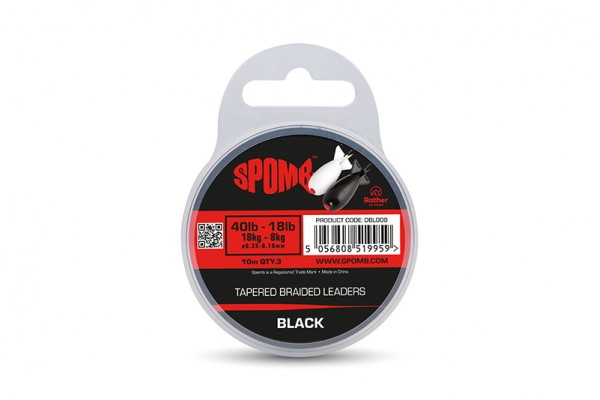 Spomb Tapered Braided Shockleaders 40lb