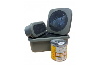 Guru Green Solid Lid Bait/Storage Boxes