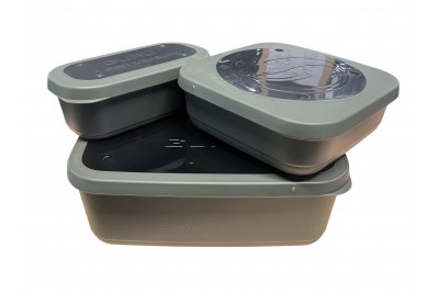 Guru Green Solid Lid Bait/Storage Boxes