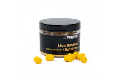 CC Moore Live System Yellow Dumbell Wafters 10 x 14mm