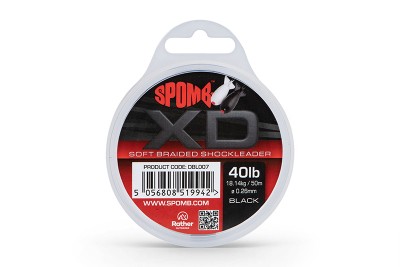 Spomb XD Braided Shockleader Black 40lb 50m