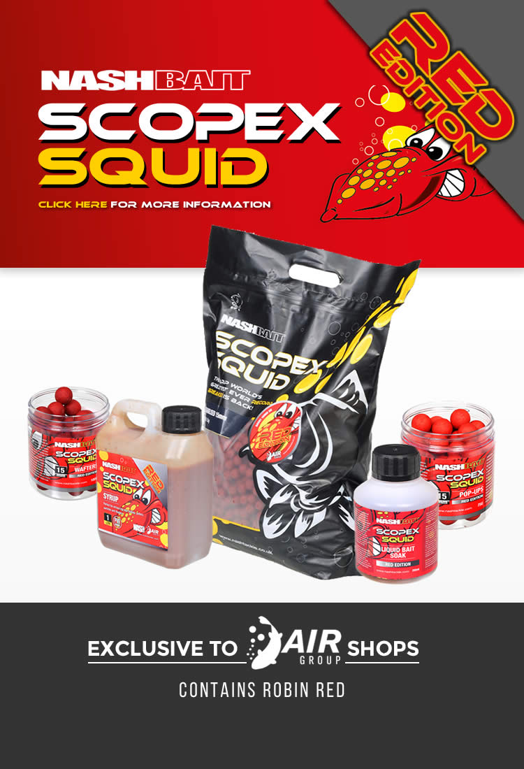 Nash Bait Scopex Squid Red - Exclusive to AIR group retailers!