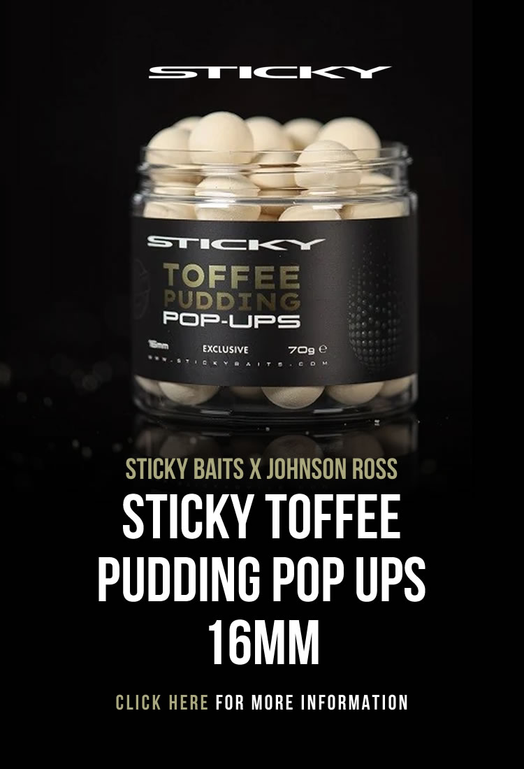 Sticky Baits x Johnson Ross Sticky Toffee Pudding Pop Ups
